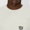 Kenzo Wild Tiger’ Embroidered T-Shirt in Cotton Kenzo Wild Tiger’ Embroidered T-Shirt in Cotton