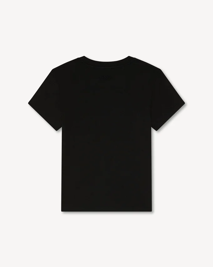 Kenzo Wild Tiger’ Embroidered T-Shirt in Cotton Kenzo Wild Tiger’ Embroidered T-Shirt in Cotton