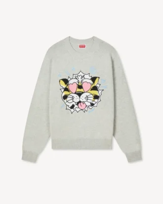 Kenzo Wild Tiger’ Jumper in Cotton Wool