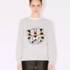 Kenzo Wild Tiger’ Jumper in Cotton Wool Kenzo Wild Tiger’ Jumper in Cotton Wool