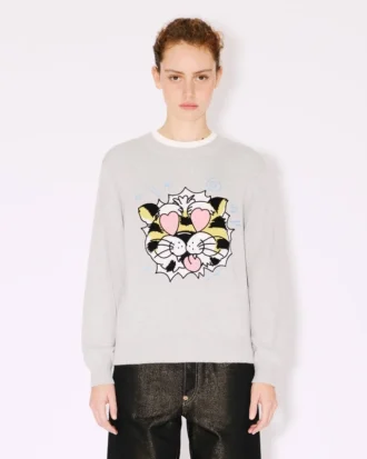 Kenzo Wild Tiger’ Jumper in Cotton Wool