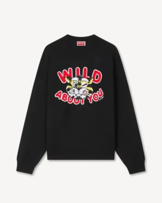 Kenzo Wild Tiger’ Jumper in Wool Cotton