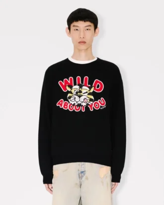 Kenzo Wild Tiger’ Jumper in Wool Cotton