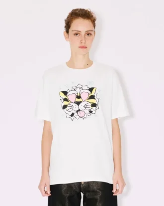 Kenzo Wild Tiger’ Loose T-Shirt in Cotton