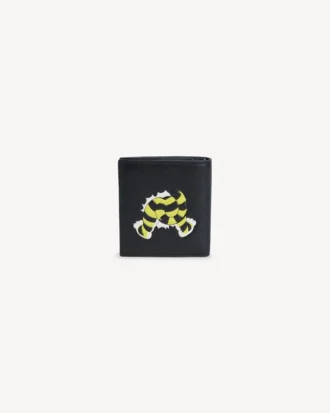 Kenzo Wild Tiger’ Mini Fold Wallet in Leather Kenzo Wild Tiger’ Mini Fold Wallet in Leather