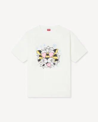 kenzo wild tiger oversized t shirt in cotton 1 1 330x413 - Kenzo Wild Tiger' Oversized T-Shirt in Cotton