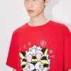 Kenzo Wild Tiger’ Oversized T-Shirt in Cotton Kenzo Wild Tiger’ Oversized T-Shirt in Cotton