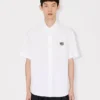 Kenzo Wild Tiger’ Short Sleeve Shirt in Cotton Poplin Kenzo Wild Tiger’ Short Sleeve Shirt in Cotton Poplin