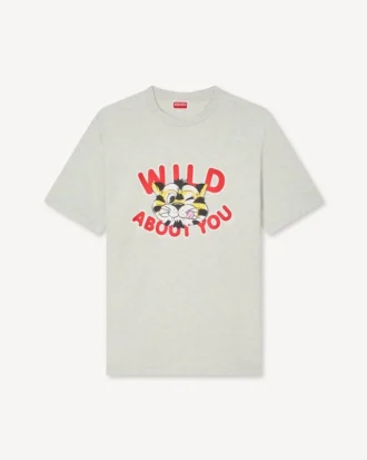 Kenzo Wild Tiger’ T-Shirt in Cotton Kenzo Wild Tiger’ T-Shirt in Cotton