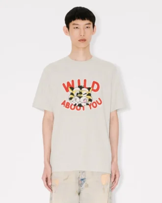 Kenzo Wild Tiger’ T-Shirt in Cotton Kenzo Wild Tiger’ T-Shirt in Cotton