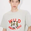 Kenzo Wild Tiger’ T-Shirt in Cotton Kenzo Wild Tiger’ T-Shirt in Cotton
