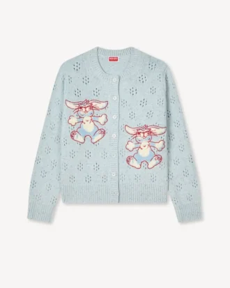 Kenzo Winter Holidays’ Embroidered Cardigan in Wool Kenzo Winter Holidays’ Embroidered Cardigan in Wool