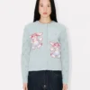 Kenzo Winter Holidays’ Embroidered Cardigan in Wool Kenzo Winter Holidays’ Embroidered Cardigan in Wool