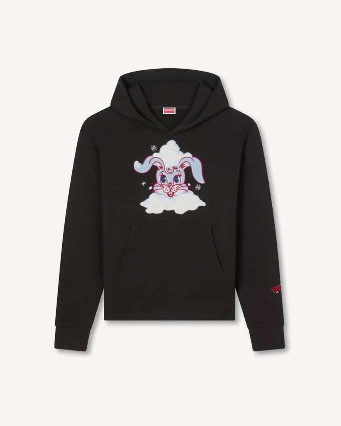 Kenzo Winter Holidays’ Embroidered Hoodie in Cotton Kenzo Winter Holidays’ Embroidered Hoodie in Cotton