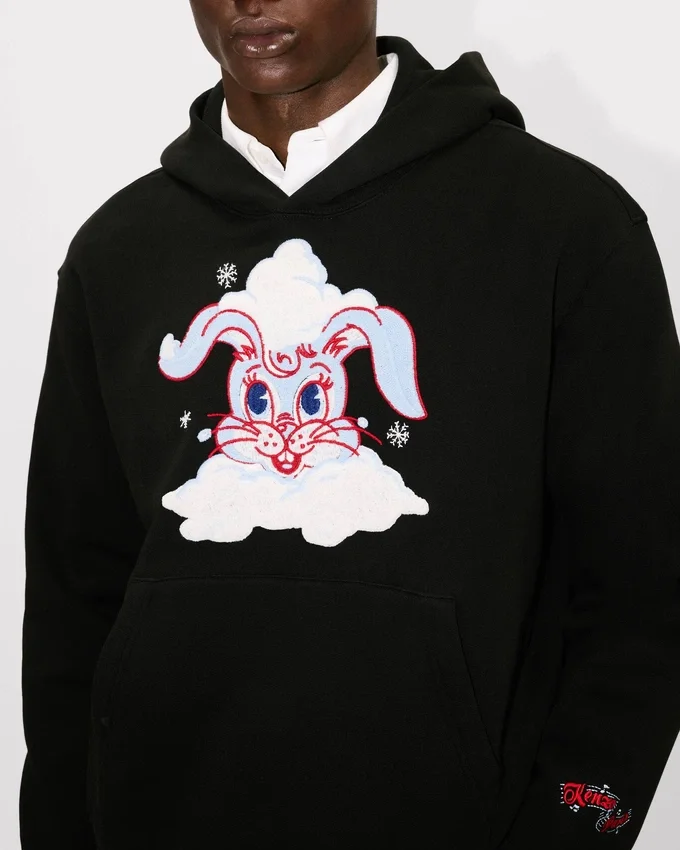 Kenzo Winter Holidays’ Embroidered Hoodie in Cotton Kenzo Winter Holidays’ Embroidered Hoodie in Cotton