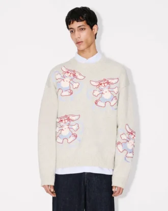 Kenzo Winter Holidays’ Embroidered Jumper in Wool Kenzo Winter Holidays’ Embroidered Jumper in Wool