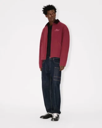 Kenzo Winter Holidays’ Embroidered Utility Jacket in Cotton Kenzo Winter Holidays’ Embroidered Utility Jacket in Cotton