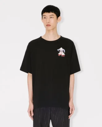 Kenzo Winter Holidays’ Oversized T-Shirt in Cotton