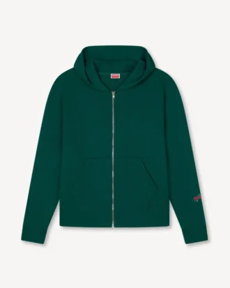 Kenzo Winter Holidays’ Zip up Hoodie in Cotton