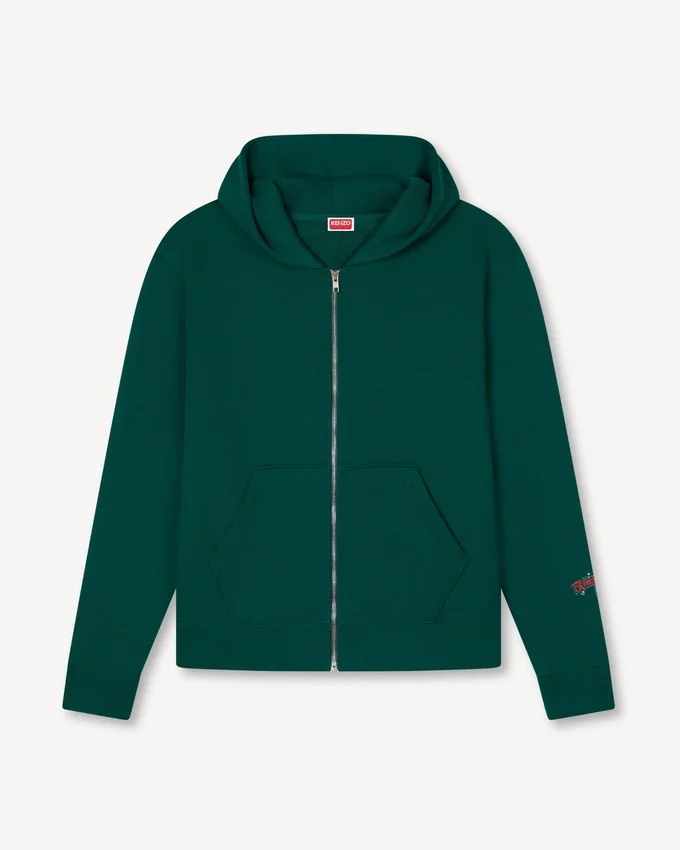 Kenzo Winter Holidays’ Zip up Hoodie in Cotton Kenzo Winter Holidays’ Zip up Hoodie in Cotton
