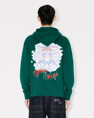 Kenzo Winter Holidays’ Zip up Hoodie in Cotton