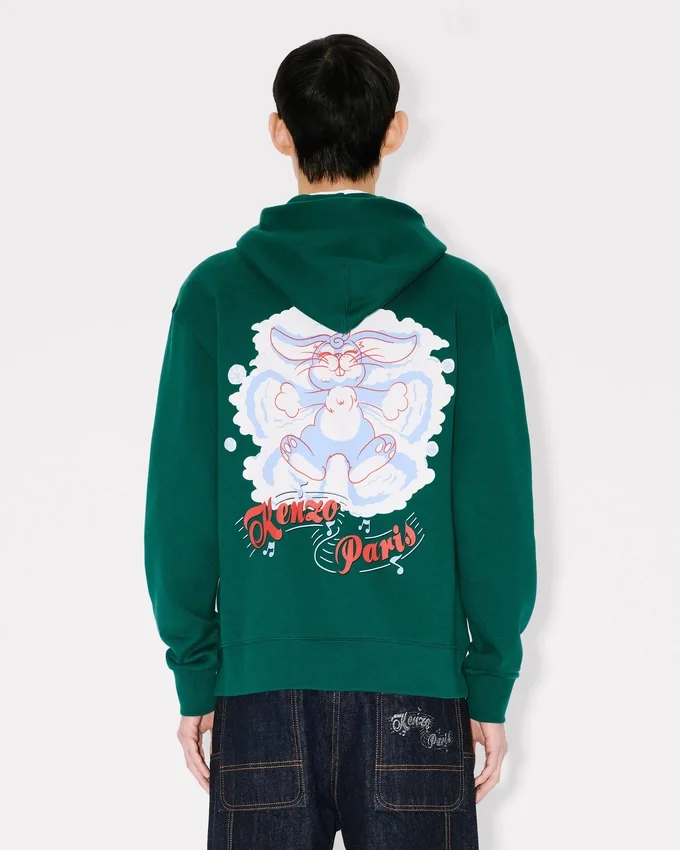 Kenzo Winter Holidays’ Zip up Hoodie in Cotton Kenzo Winter Holidays’ Zip up Hoodie in Cotton