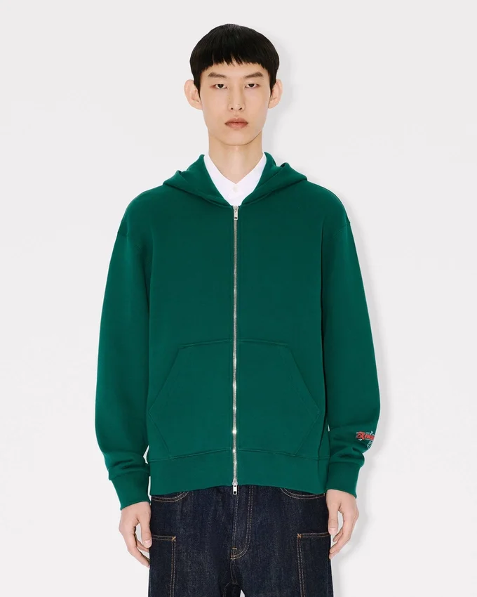 Kenzo Winter Holidays’ Zip up Hoodie in Cotton Kenzo Winter Holidays’ Zip up Hoodie in Cotton