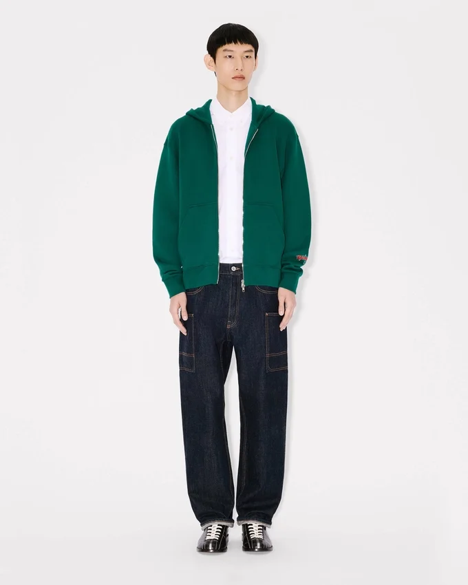 Kenzo Winter Holidays’ Zip up Hoodie in Cotton Kenzo Winter Holidays’ Zip up Hoodie in Cotton
