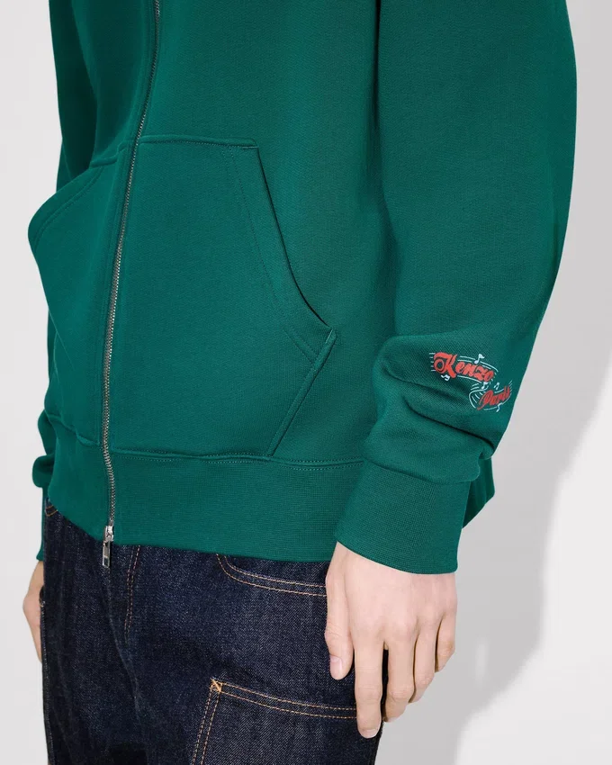 Kenzo Winter Holidays’ Zip up Hoodie in Cotton Kenzo Winter Holidays’ Zip up Hoodie in Cotton