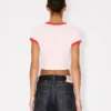 Kenzo Words’ Cropped T-Shirt in Cotton Kenzo Words’ Cropped T-Shirt in Cotton