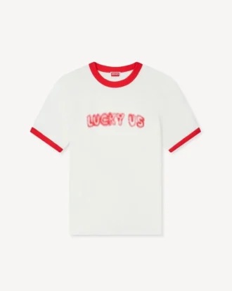 Kenzo Words’ Slim T-Shirt in Cotton
