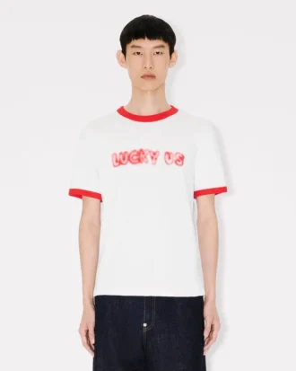 Kenzo Words’ Slim T-Shirt in Cotton