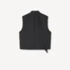 Kimono Gilet in Virgin Wool and Silk