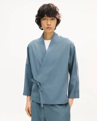 Kimono Jacket in Viscose and Wool
