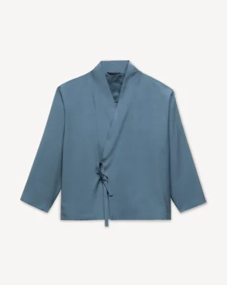 Kimono Jacket in Viscose and Wool