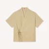 Kimono Shirt in Cotton Ripstop Kimono Shirt in Cotton Ripstop