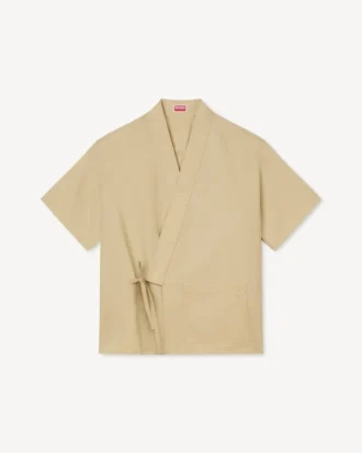Kimono Shirt in Cotton Ripstop Kimono Shirt in Cotton Ripstop