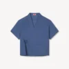 Kimono Short Sleeve Shirt in Cotton