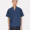 Kimono Short Sleeve Shirt in Cotton