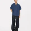 Kimono Short Sleeve Shirt in Cotton