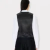 Kimono Vest in Virgin Wool and Silk Kimono Vest in Virgin Wool and Silk
