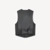 Kimono Vest in Virgin Wool and Silk Kimono Vest in Virgin Wool and Silk