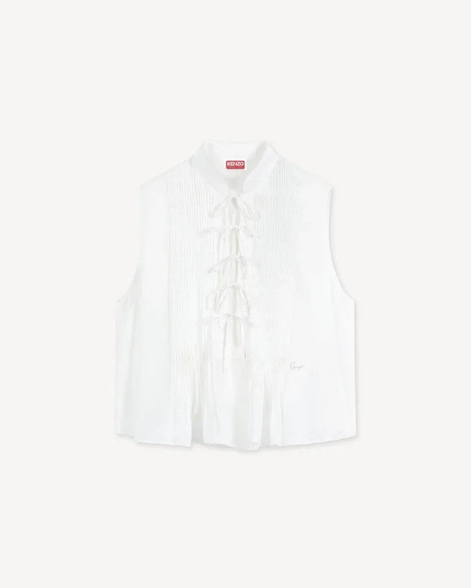 Light Sleeveless Top in Cotton Light Sleeveless Top in Cotton