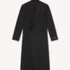 Long Tailoring Coat in Virgin Wool