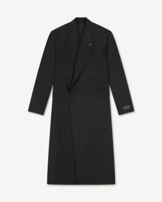 Long Tailoring Coat in Virgin Wool