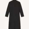 Long Tailoring Coat in Virgin Wool