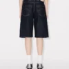 Low-Waist Boyfriend Bermuda in Japanese Denim Low-Waist Boyfriend Bermuda in Japanese Denim