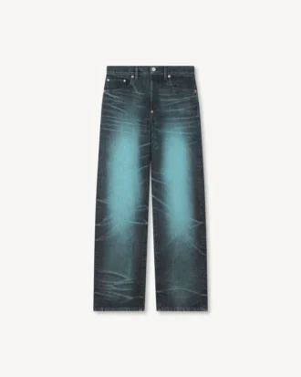 Low-Waist Boyfriend Jeans in Japanese Denim