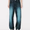Low-Waist Boyfriend Jeans in Japanese Denim Low-Waist Boyfriend Jeans in Japanese Denim