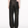 Low-Waist Boyfriend Jeans in Lurex Japanese Denim Low-Waist Boyfriend Jeans in Lurex Japanese Denim